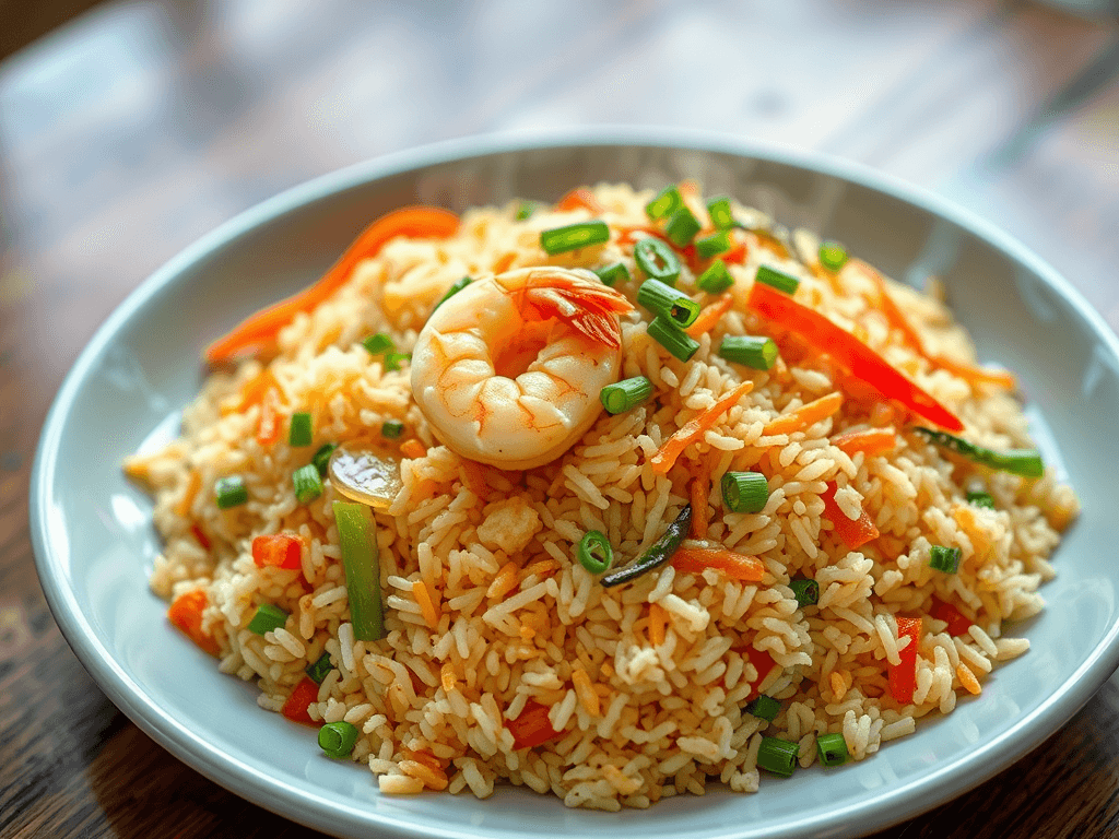 طريقة تحضير الأرز المقلي بسهولة